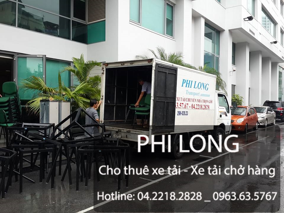 Cho thuê xe tải chuyển nhà trọn gói giá rẻ tại phố Hoàng Ngân Phi Long