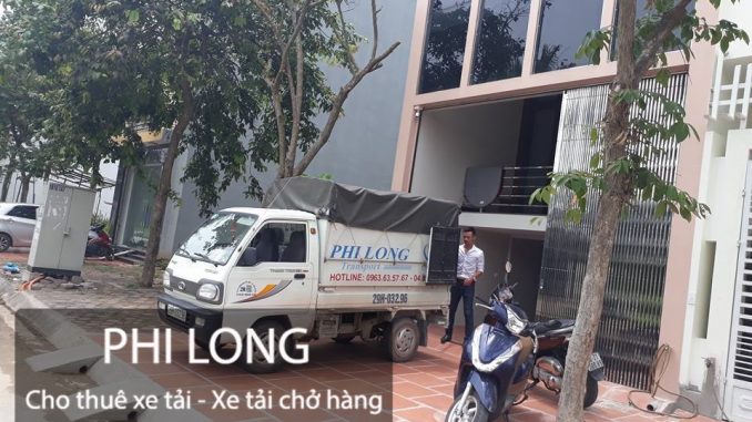 Dịch vụ cho thuê xe tải chuyển nhà Phi Long tại đường Nguyễn Huy Tưởng