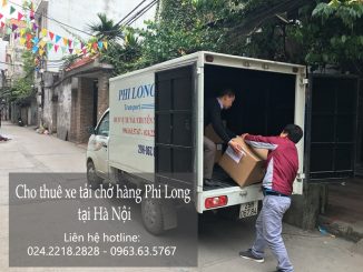 Xe tải chở hàng thuê tại phố Trần Khát Chân