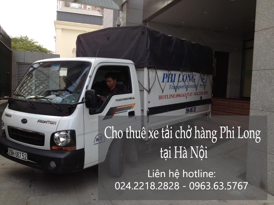Xe tải chở hàng thuê tại phố Ngô Tất Tố