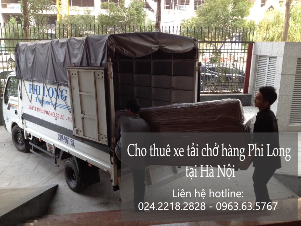 Xe tải chở hàng thuê tại phố Lương Ngọc Quyến