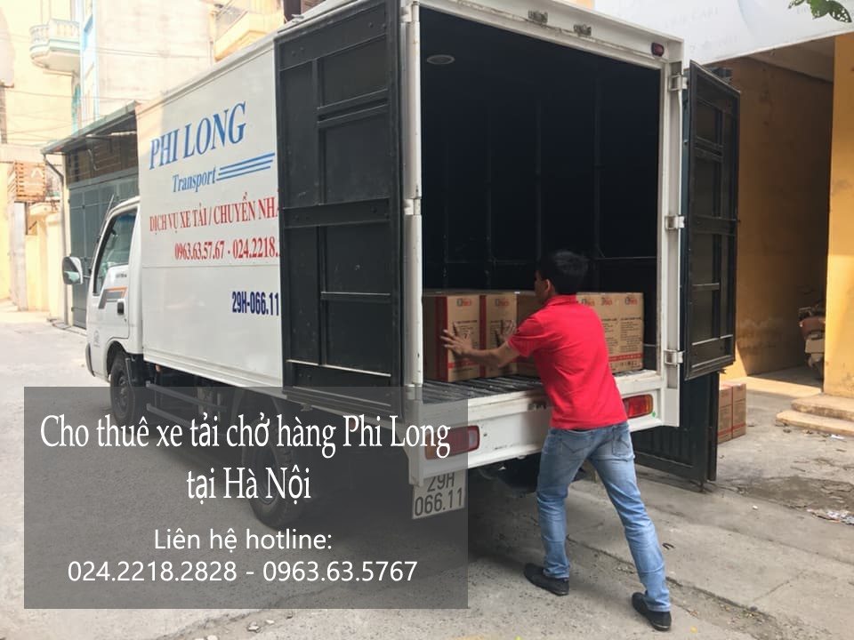 Xe tải chở hàng thuê tại phố Trung Kính