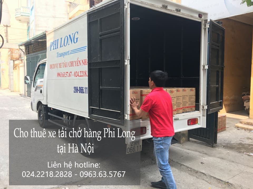 Xe tải chở hàng thuê tại phố Trần Duy Hưng