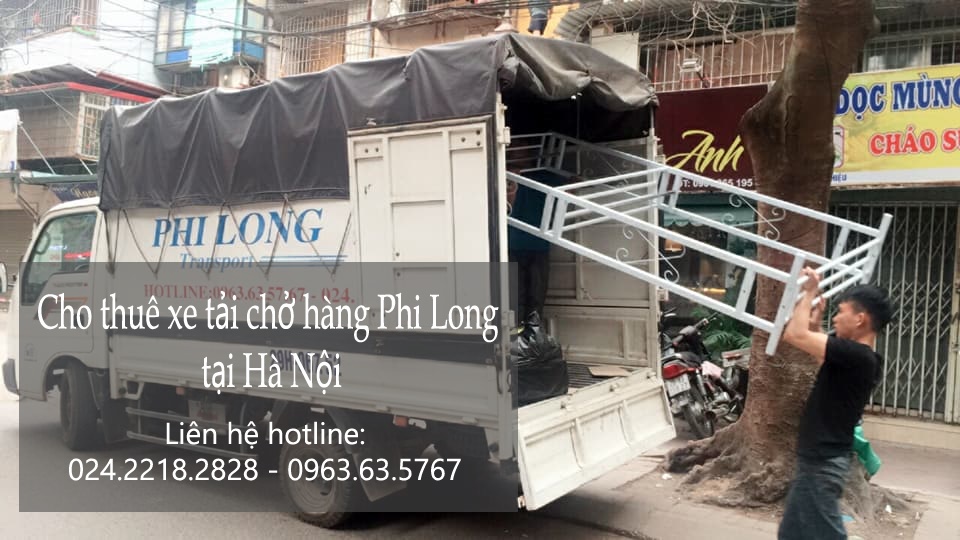 Xe tải chở hàng thuê tại phố Lê Thánh Tông