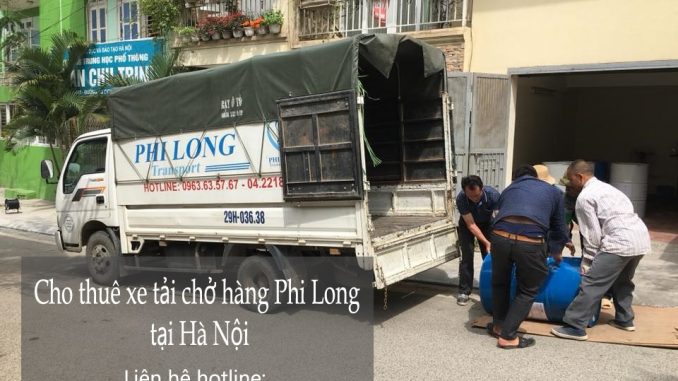 Xe tải chở hàng thuê tại phố Lê Lai