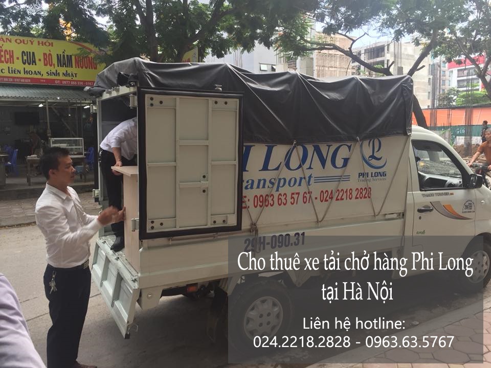 Xe tải chở hàng thuê tại phố Đoàn Trần Nghiệp