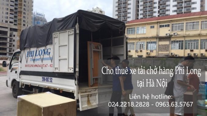 Xe tải chở hàng thuê tại phố Nguyễn Duy Dương