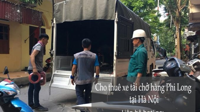 Xe tải chở hàng thuê tại phố Nguyễn Như Đổ