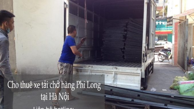 Xe tải chở hàng thuê tại phố Lạc Chính