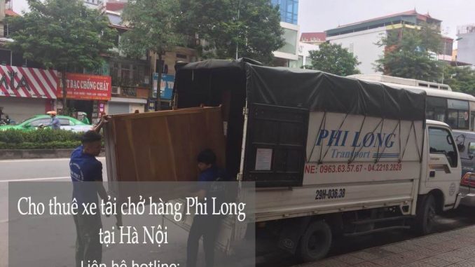 Xe tải chở hàng thuê tại phố Chu Huy Mân