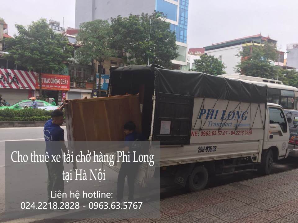 Xe tải chở hàng thuê tại phố Chu Huy Mân