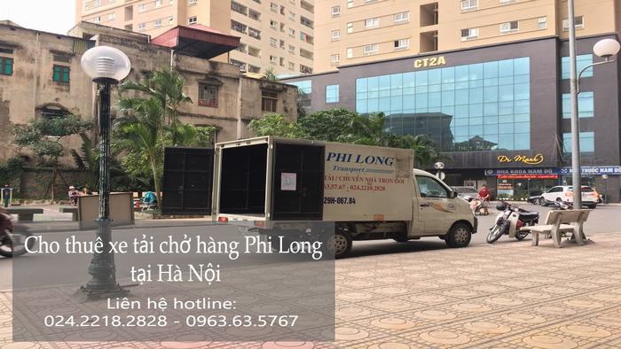 Xe tải chở hàng thuê tại phố Ấu Triệu