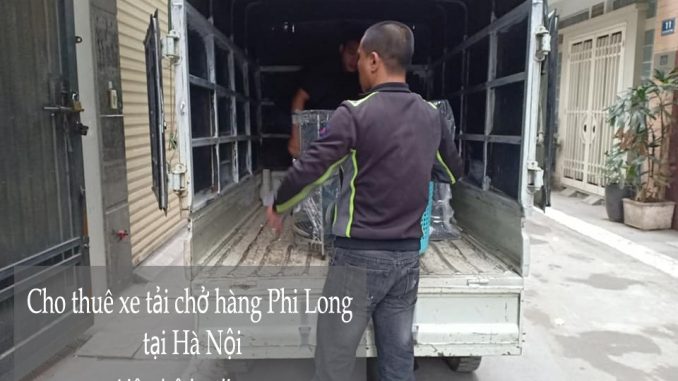 Xe tải chở hàng thuê tại phố Hồng Hà