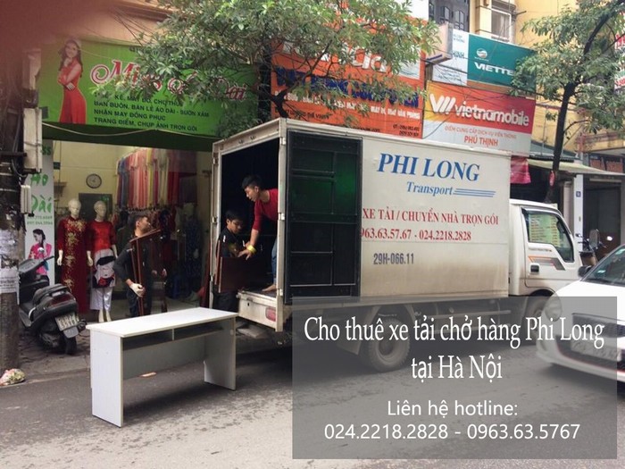 Xe tải chở hàng thuê tại phố Hà Huy Tập