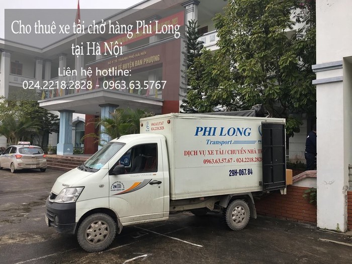 Xe tải chở hàng thuê tại đường Hà Huy Tập