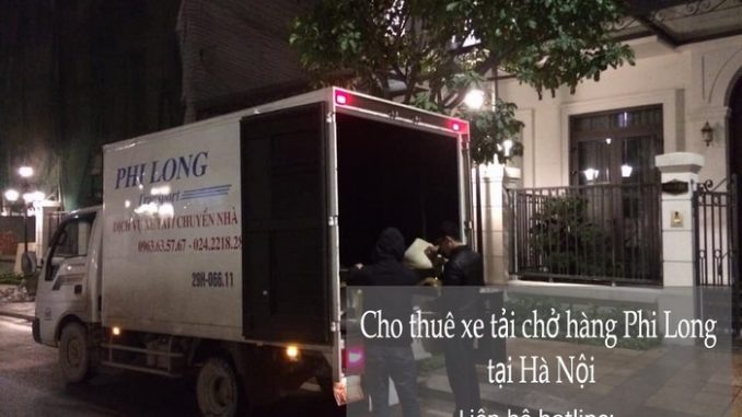 Xe tải chở hàng thuê Phi Long tại phố Hoàng Thế Thiện