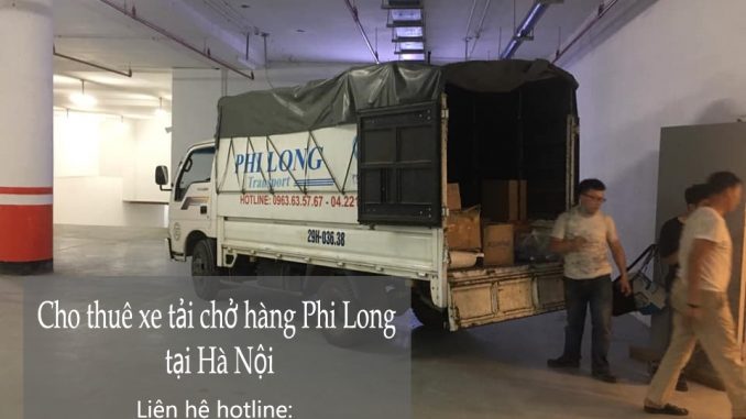 Xe tải chở hàng thuê tại phố Trung Kiên