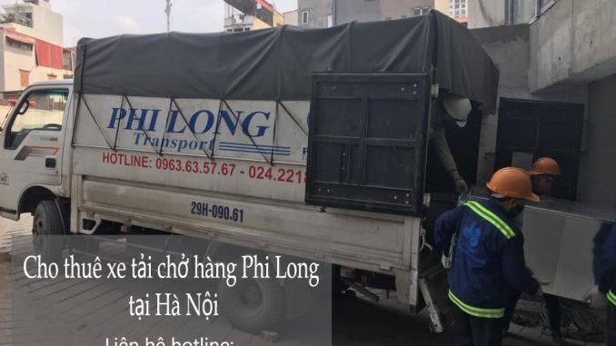 Xe tải chở hàng thuê tại phố Bùi Ngọc Dương
