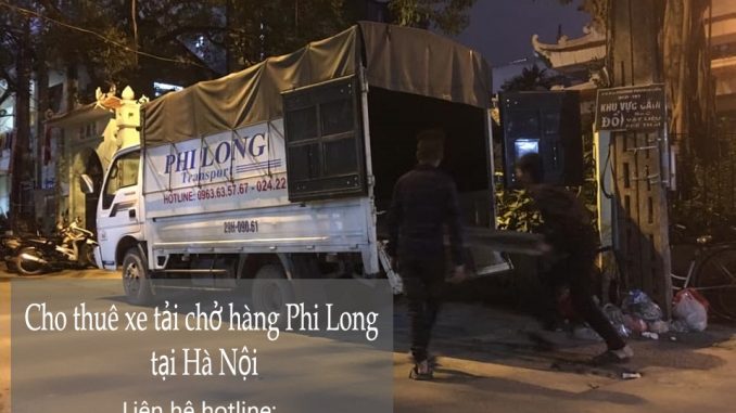 Xe tải chở hàng thuê tại phố Ỷ Lan