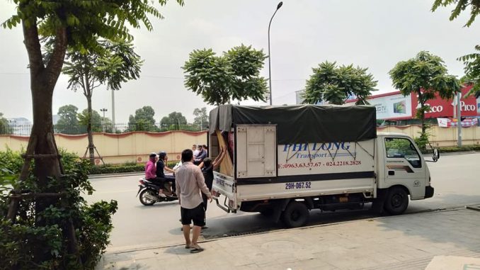 Xe tải chở hàng thuê tại phố Nguyễn Xuân Viết