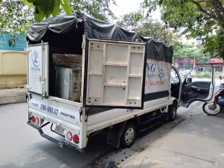 Xe tải chở hàng thuê tại phố Nguyễn Trãi