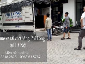 Xe tải chở hàng thuê tại phố Tân Nhuệ