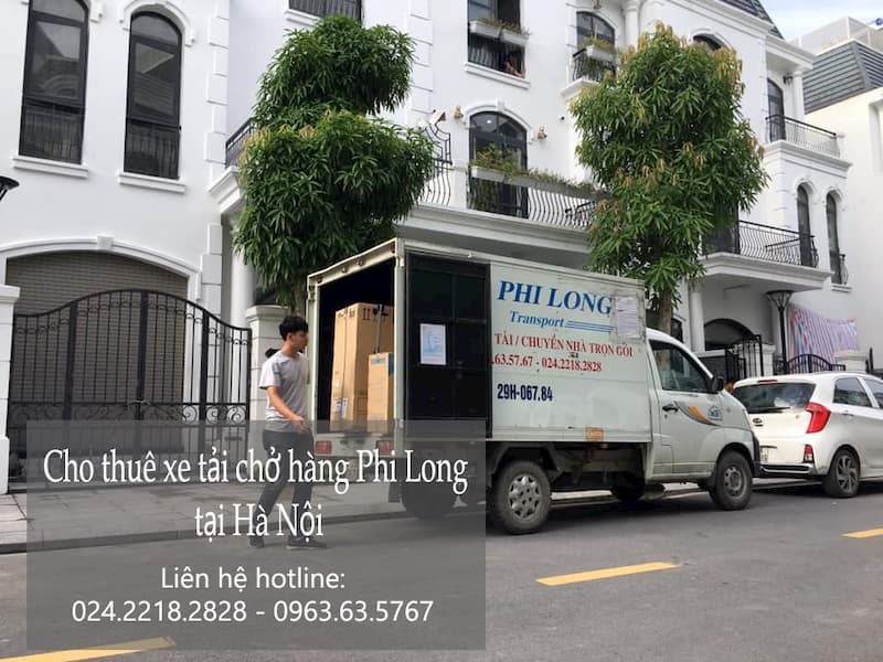 Xe tải chở hàng thuê Phi Long tại phố Nguyễn Ngọc Nại