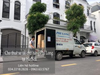 Xe tải chở hàng thuê Phi Long tại phố Phan Bá Vành