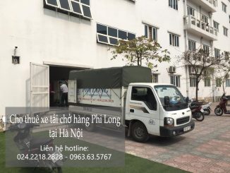 Xe tải chở hàng thuê Phi Long tại phố Đức Giang