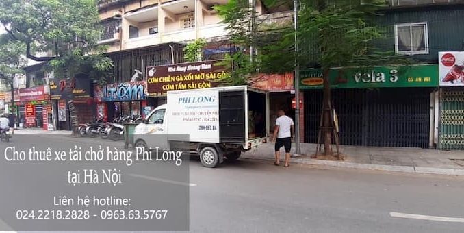 Xe tải chở hàng thuê tại phố Đặng Trần Côn