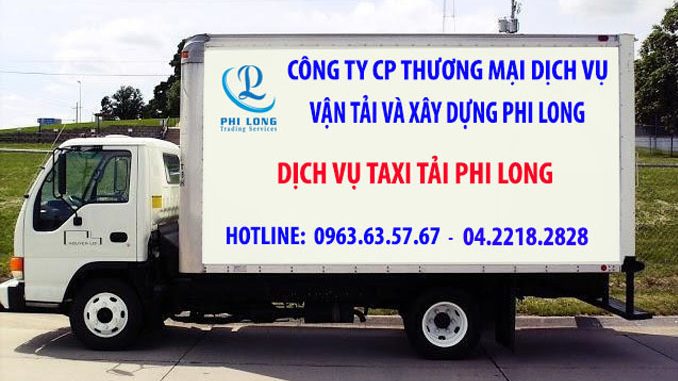 Vân tải chở hàng thuê Phi Long tại phố Đông Ngạc