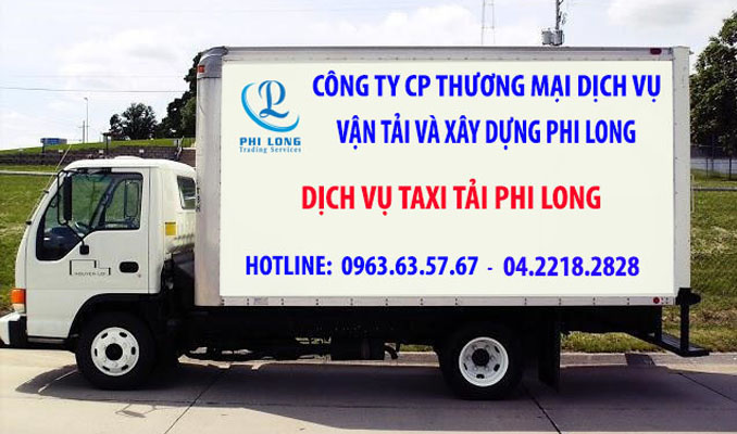 Vân tải chở hàng thuê Phi Long tại phố Đông Ngạc