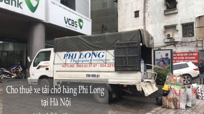 Xe tải chở hàng thuê Phi Long tại xã Song Phượng