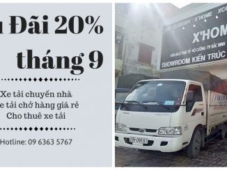 Xe tải chở hàng thuê Phi Long tại xã Minh Tân