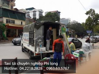 Xe tải chở hàng thuê Phi Long tại xã Cần Kiệm