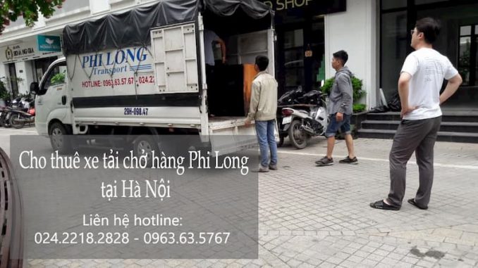 Xe tải chở hàng thuê Phi Long tại đường Lê Đức Thọ