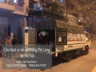 Xe tải chở hàng thuê Phi Long tại đường Hữu Hưng