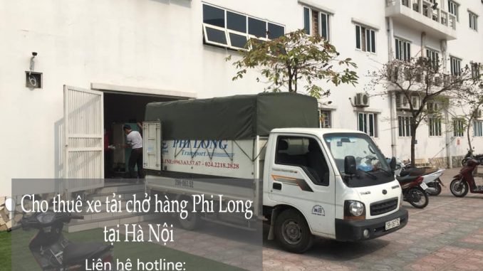 Xe tải chở hàng thuê Phi Long tại đường phúc lợi