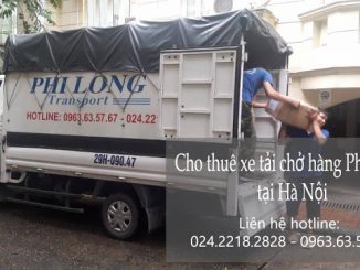 Xe tải chở hàng thuê Phi Long tại đường dương văn bé