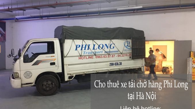 Xe tải chở hàng thuê Phi Long tại đường hội xá