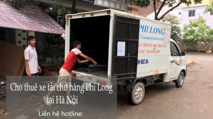 Xe tải chở hàng thuê Phi long tại đường Phú Minh