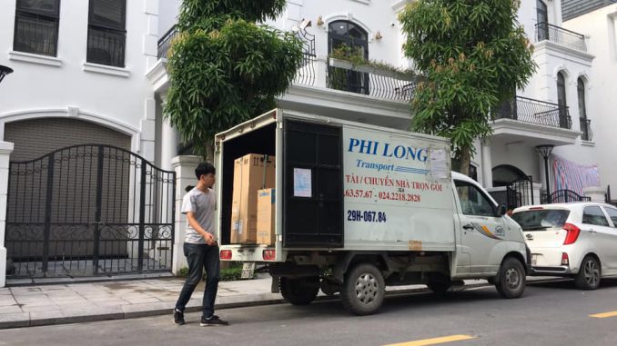 Xe tải 500kg chở hàng từ phố Hàng Than đi Hải Dương