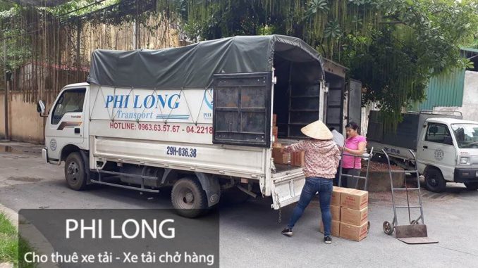 Xe tải chở hàng thuê tại đường Tình Quang đi Hải Phòng