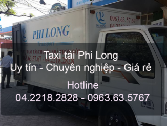 Xe tải chở hàng thuê tại đường Thạch Bàn đi Hải Phòng