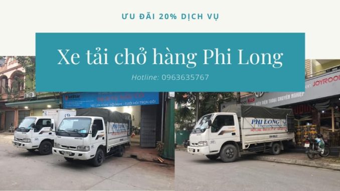 Xe tải vận chuyển phố Vân Hồ đi Quảng Ninh