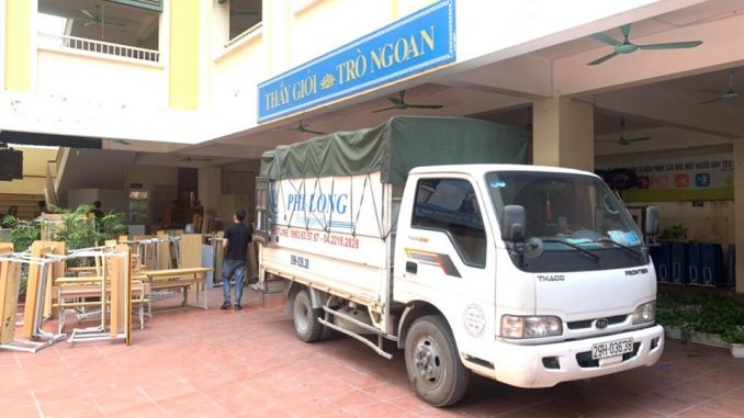 Xe tải chở hàng thuê phố Trung Kiên đi Quảng Ninh