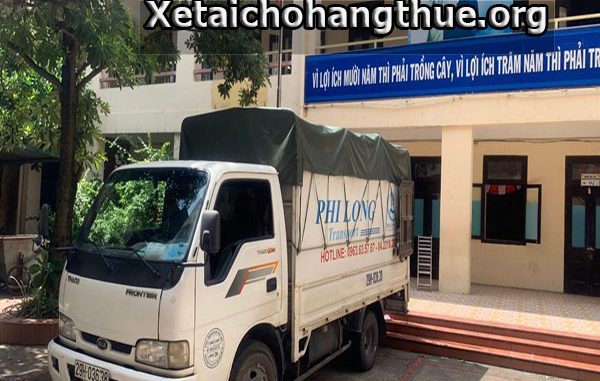 xe tải chở hàng chung cư Phú Mỹ Complex
