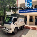 xe tải chở hàng thuê tại chung cư Florence